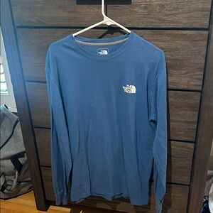 The North Face Men's Long Sleeve Tee in Blue